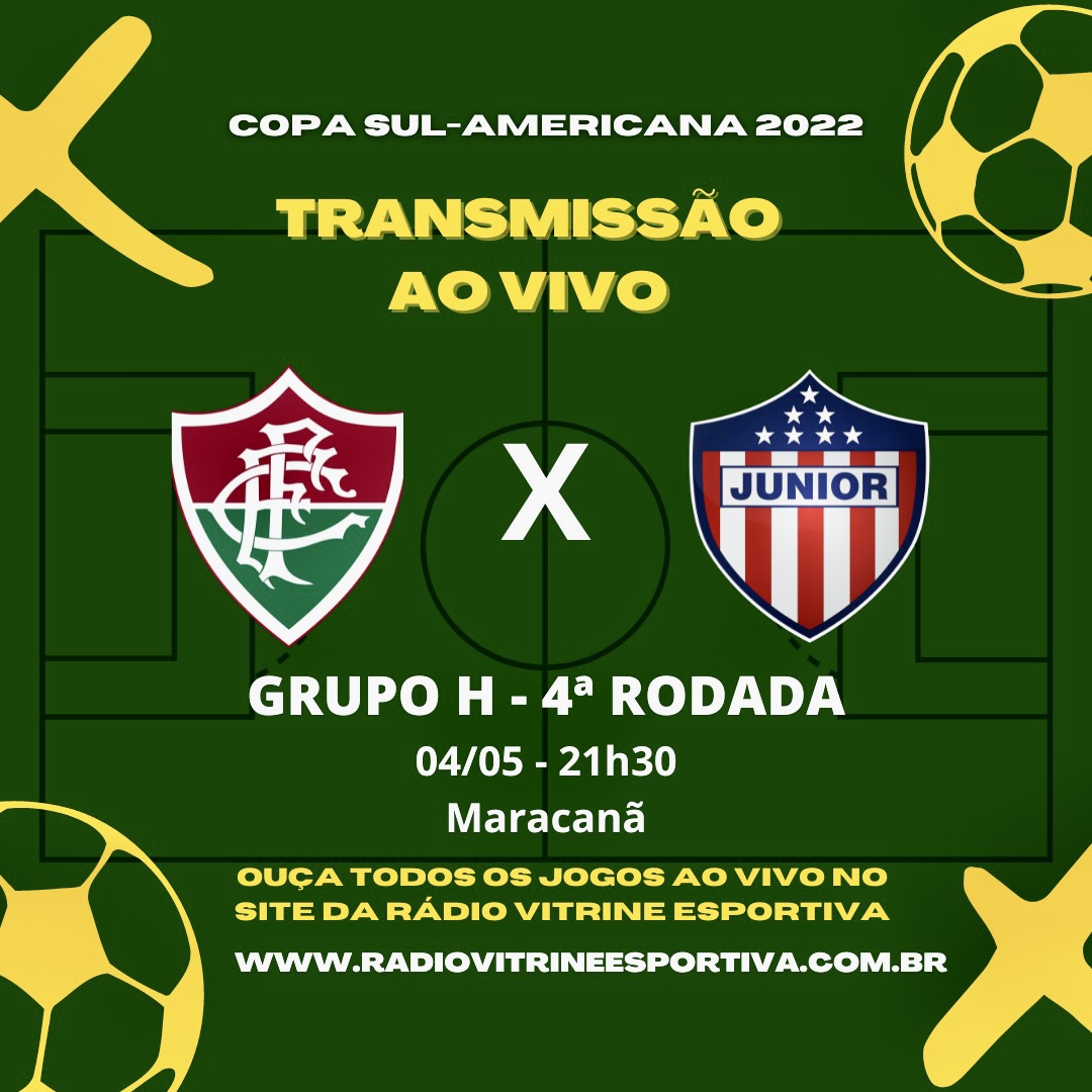 COPA SUL-AMERICANA - FLUMINENSE X JÚNIOR DE BARRANQUILLA