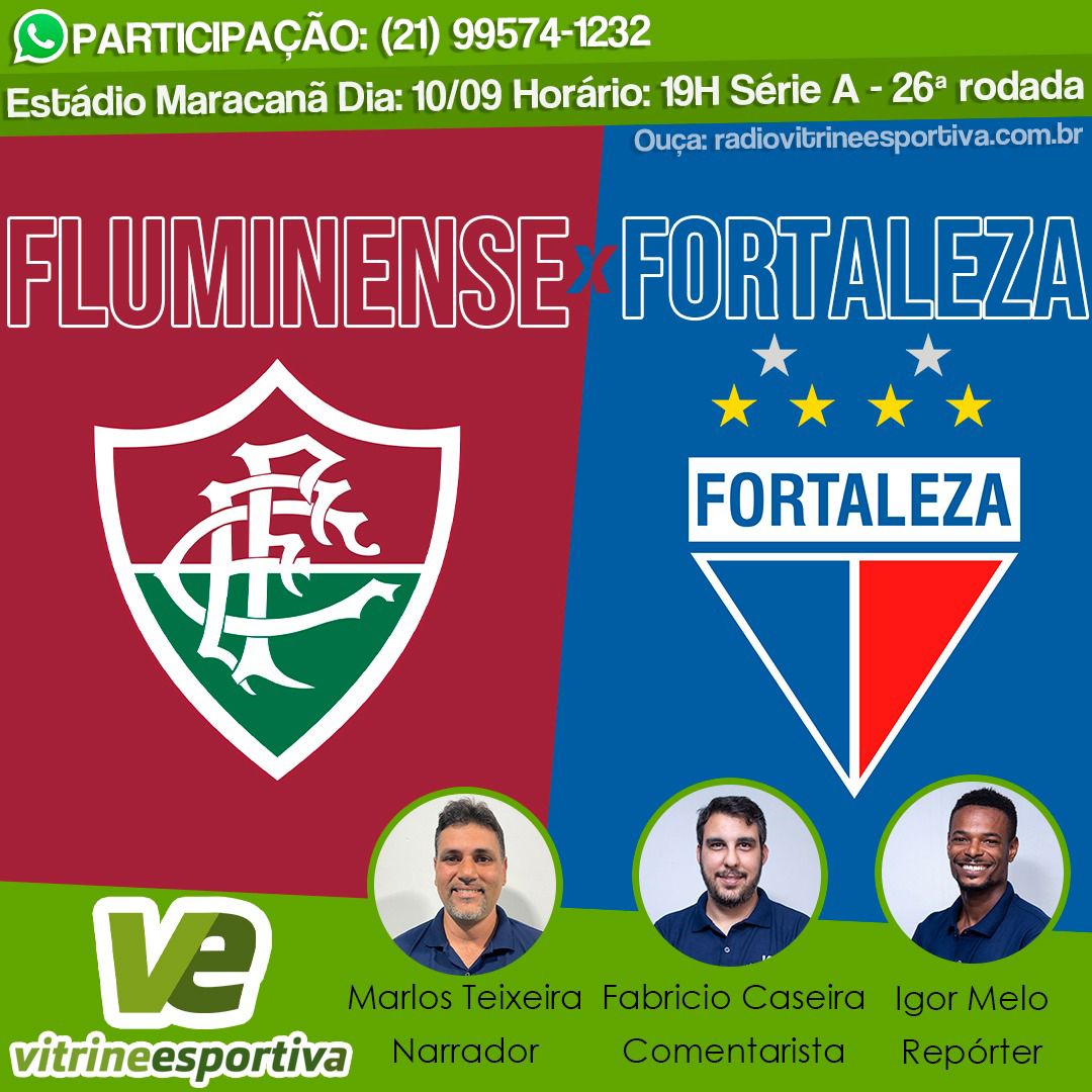 BRASILEIRÃO - FLUMIENNSE X FORTALEZA