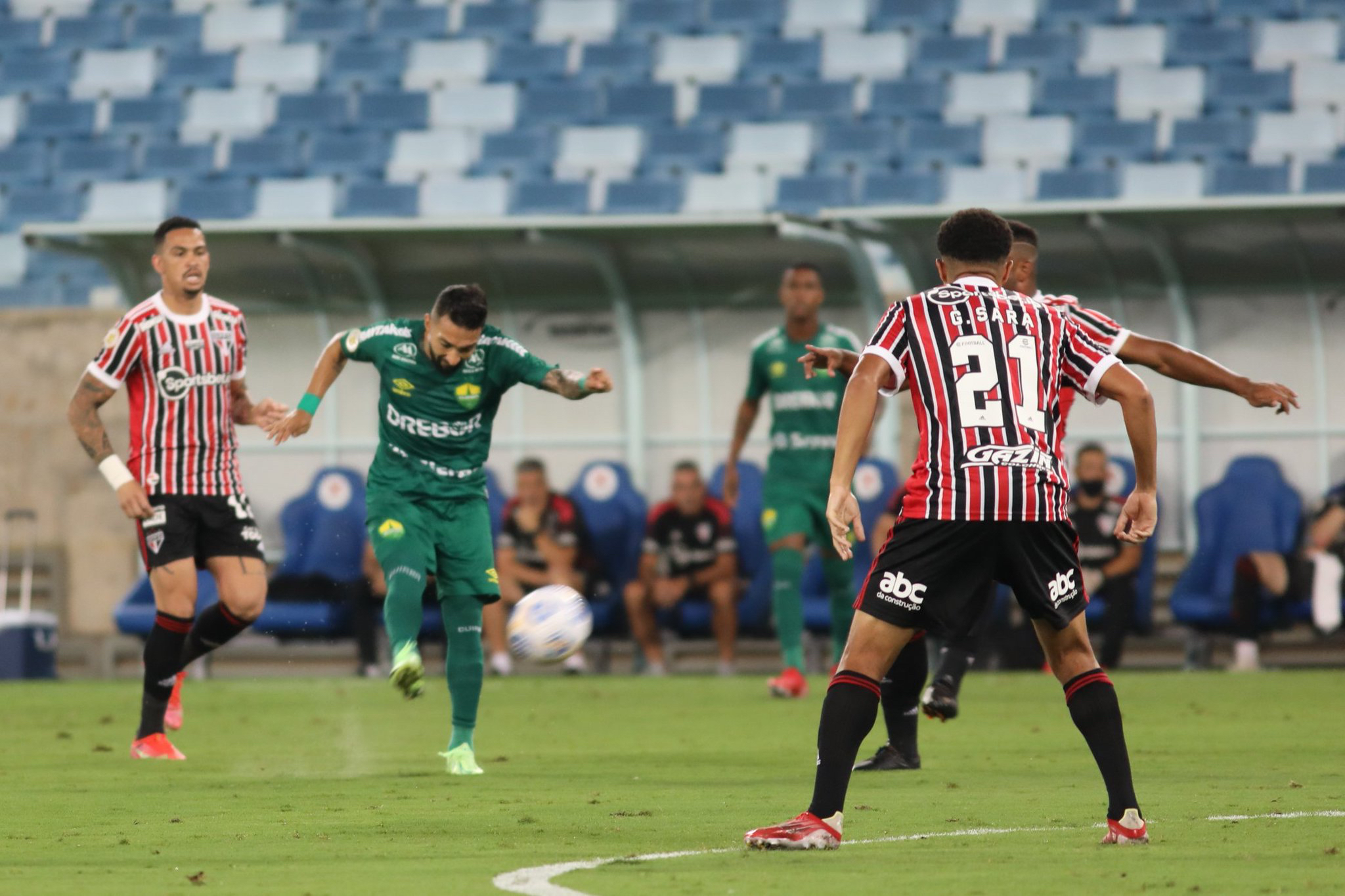 Tudo igual na Arena Pantanal!